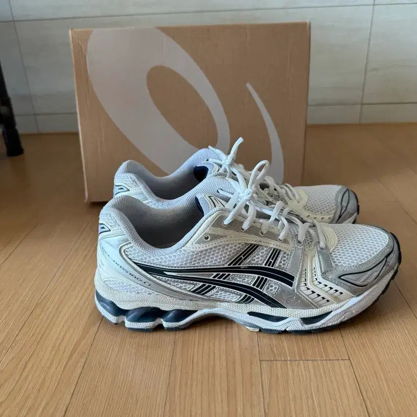 [BUNJANG] ASICS Gel-Kayano 14 White Midnight 280 / 아식스 젤카야노 14 화이트 미드나잇 280