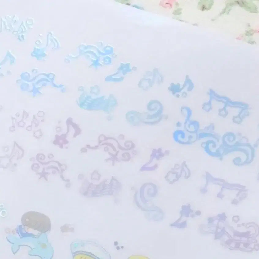 [BUNJANG] Cotton World Eunpa Sheet Music Kiss Cut Sticker / 코튼월드 - 은파 악보 키스컷