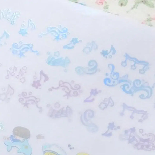 [BUNJANG] Cotton World Eunpa Sheet Music Kiss Cut Sticker / 코튼월드 - 은파 악보 키스컷