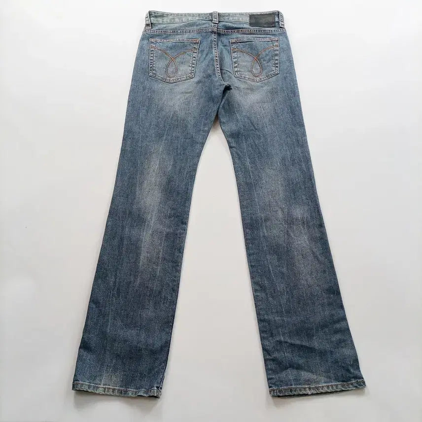 [BUNJANG] Calvin Klein Slim Bootcut Washed Denim Jeans - Size 31 / 캘빈클라인 청바지 사이즈31 슬림 부츠컷 워싱 남자 남성 데님 B1621