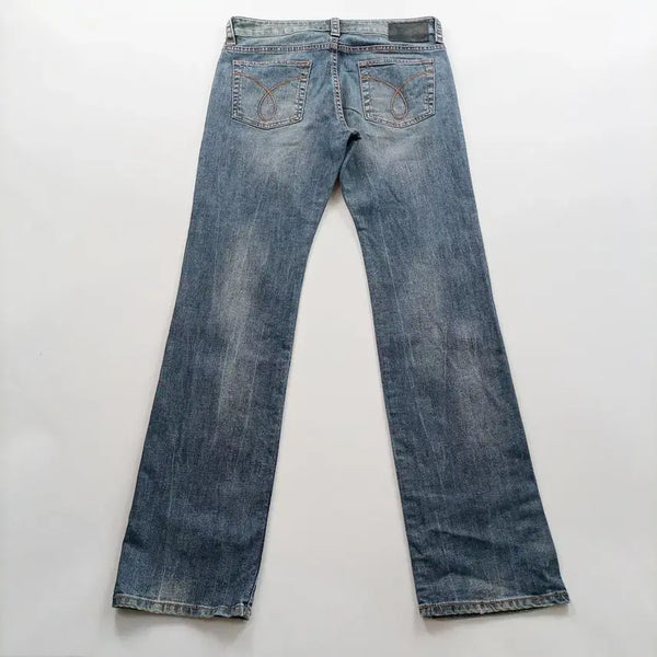 [BUNJANG] Calvin Klein Slim Bootcut Washed Denim Jeans - Size 31 / 캘빈클라인 청바지 사이즈31 슬림 부츠컷 워싱 남자 남성 데님 B1621