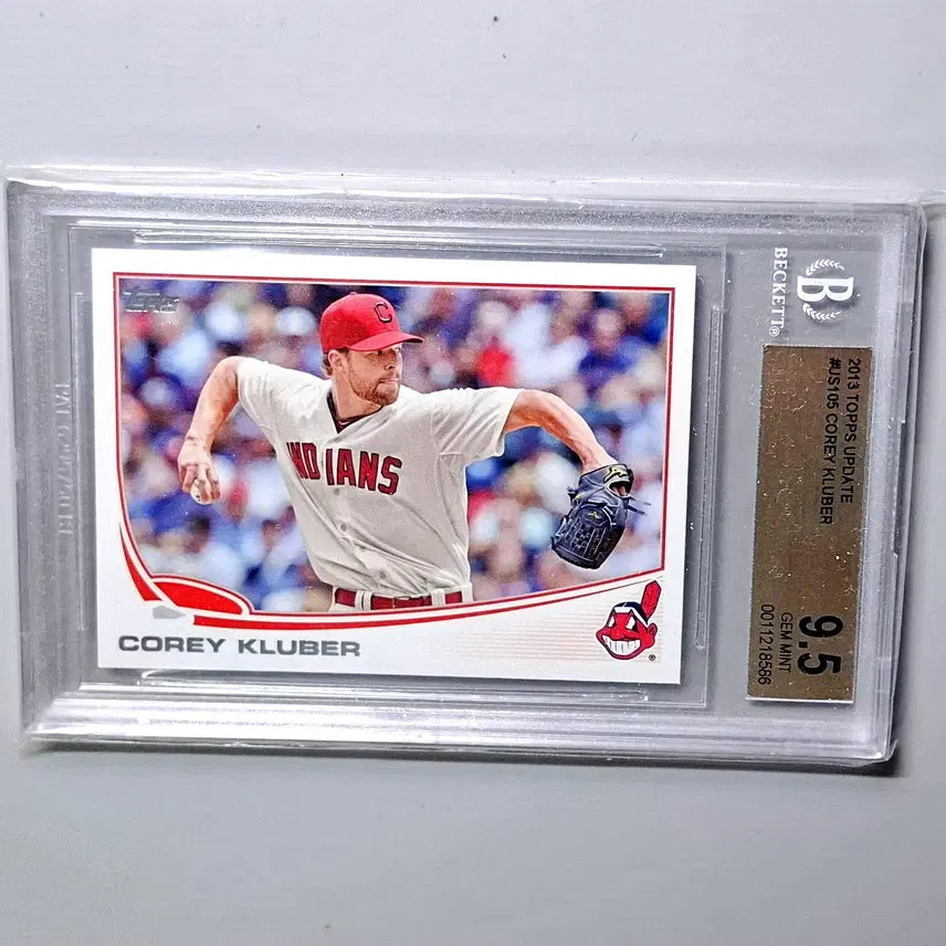 [BUNJANG] Corey Kluber 2013-2014 Topps Cleveland MLB BGS 9.5 Card / MLB 코리클루버 BGS 9.5 2014,17 사이영상 클리블랜드 탑스 2013