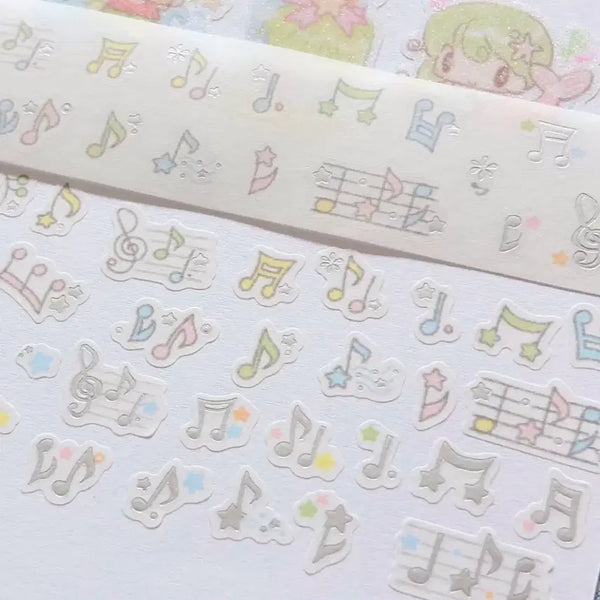 [BUNJANG] Cotton World Small Star Collection Kiss Cut Sticker Pack / 코튼월드 - 작은별 소곡집 키스컷