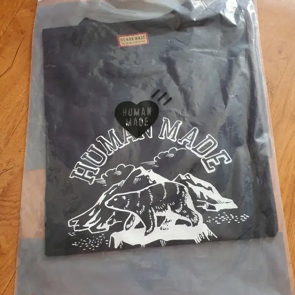 [BUNJANG] Human Made Bear Print T-Shirt (Black, M) / 휴먼메이드 반팔티 블랙 베어 프린팅m