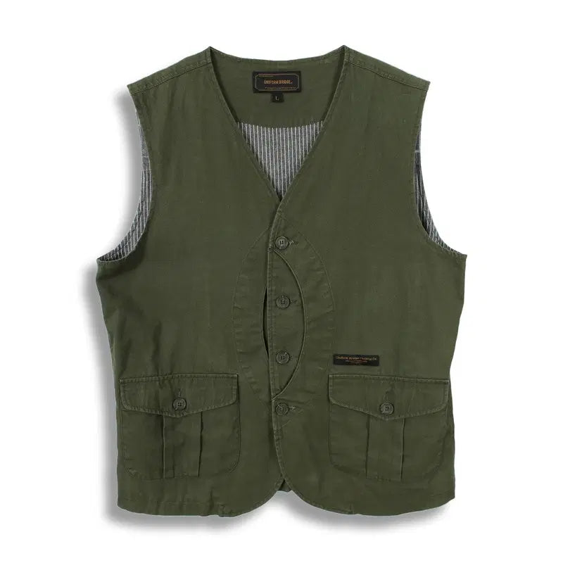 [BUNJANG] Uniform Bridge Cotton Utility Vest (Men's L) / 유니폼브릿지 (MEN - L) 코튼 유틸리티 조끼