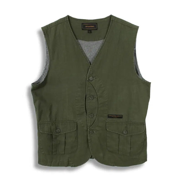 [BUNJANG] Uniform Bridge Cotton Utility Vest (Men's L) / 유니폼브릿지 (MEN - L) 코튼 유틸리티 조끼