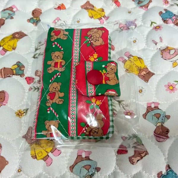 [BUNJANG] Jjaeng's Christmas Bear & Candy Card Wallet / 쟁잉님 크리스마스 카드지갑