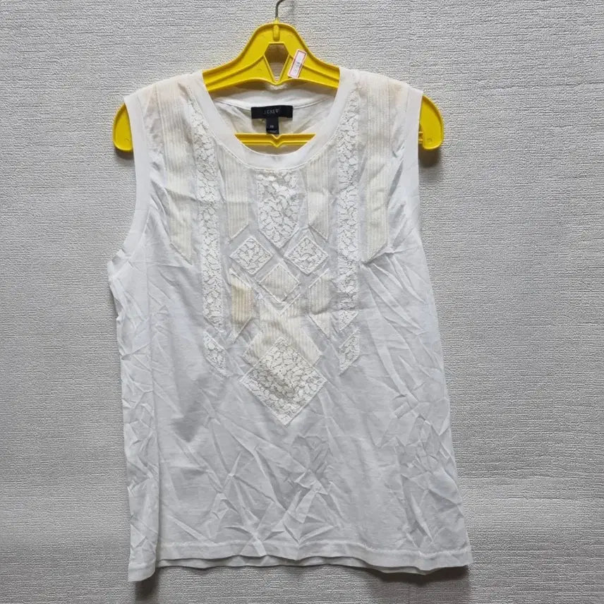 [BUNJANG] Sleeveless Lace Blouse / a304 민소매 레이스 블라우스