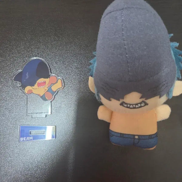 [BUNJANG] Chainsaw Man Beam Acrylic Stand & Chibi Plush Bundle Set / 일괄) 체인소맨 빔 아크릴 스탠드, 인형(치비구루미)