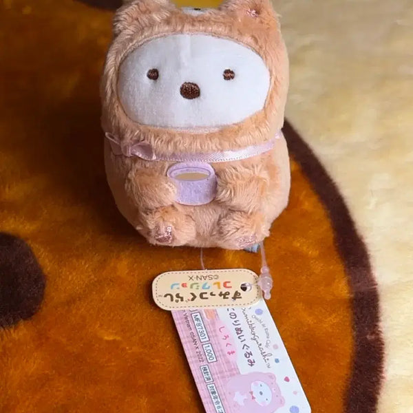[BUNJANG] San-X Sumikko Gurashi Shirokuma Cocoa Bear Plush (New) / 산엑스 스미코구라시 시로쿠마 코코아 곰 인형 (새상품)