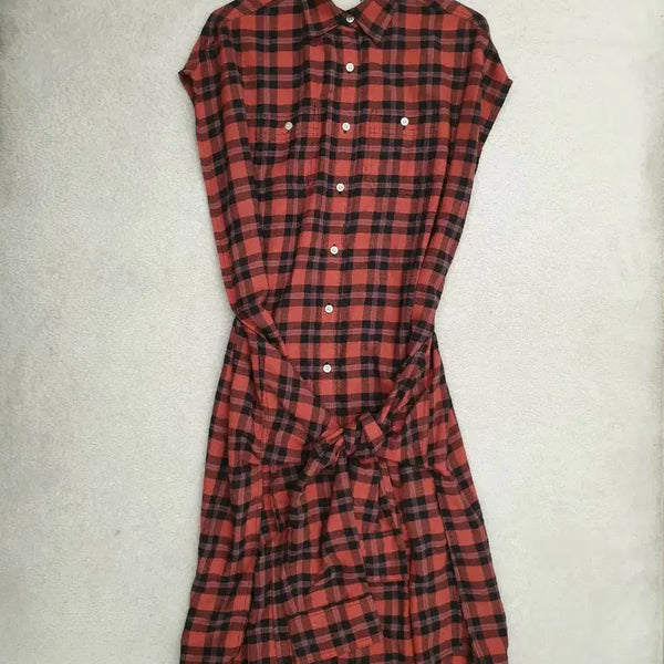 [BUNJANG] R13 Check Wrap Dress / r13 랩원피스(55)