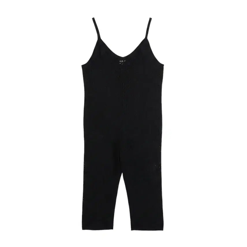 [BUNJANG] Hanaunni Women's Punching Sleeveless Jumpsuit / 여성F/ hanaunni 펀칭 나시 점프수트BK