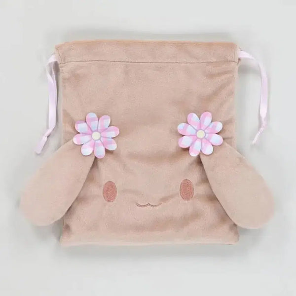 [BUNJANG] Sanrio x SPINNS Cinnamonangels Face Pouch / 산리오 x SPINNS 스핀즈 콜라보 시나모엔젤스 페이스 주머니 모카