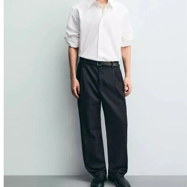[BUNJANG] Zara Denim Pleated Chino Pants 31 / 자라 데님 플리츠 치노 팬츠 31