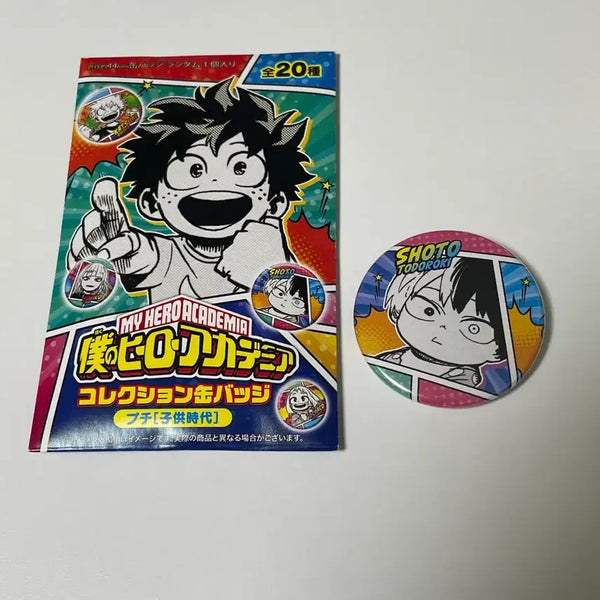 [BUNJANG] My Hero Academia Chibi Childhood Todoroki Shoto Can Badge / 나의 히어로 아카데미아 치비 어린시절 캔뱃지 토도로키 쇼토 히로아카 나히아