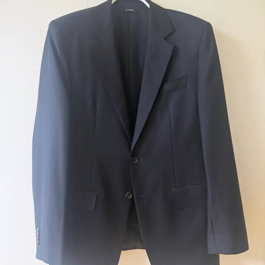 [BUNJANG] Time Homme Zegna Fabric Dark Navy Suit / 타임옴므 제냐정장 다크네이비
