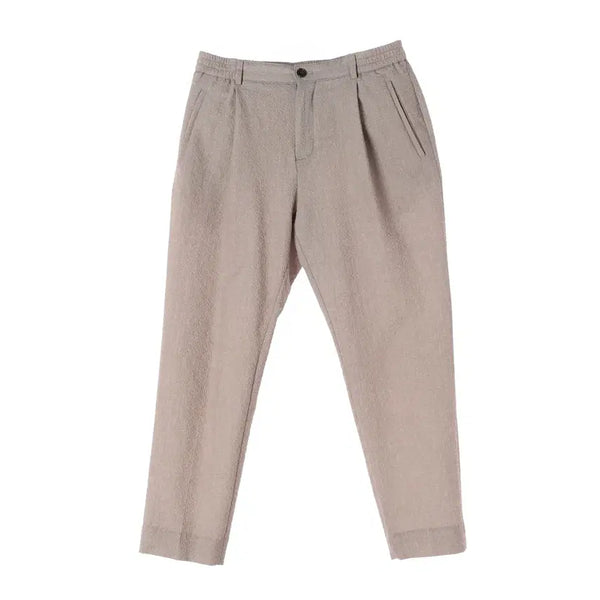 [BUNJANG] Customellow 21SS One-Tuck Banding Tapered Slacks Pants Beige / 커스텀멜로우 21SS 원턱 밴딩 테이퍼드 슬랙스 팬츠 베이지