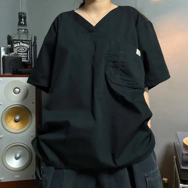 [BUNJANG] Carhartt Scrub Short Sleeve T-Shirt / 칼하트 스크럽반팔
