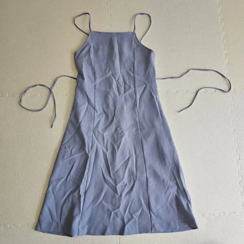 [BUNJANG] Sky Blue Bustier Dress / 하늘색뷔스티에원피스