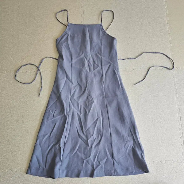 [BUNJANG] Sky Blue Bustier Dress / 하늘색뷔스티에원피스