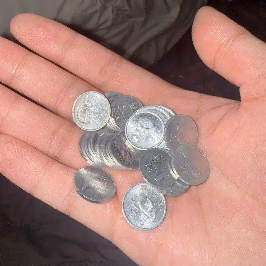 [BUNJANG] 1 Cent Coins (22 pcs) - Uncirculated / 준미사용 1원 동전 22개