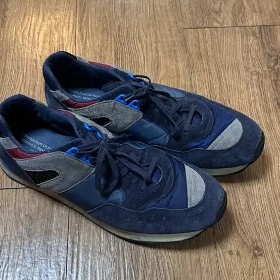 [BUNJANG] Reproduction of Found Leopa French Military Shoes Navy Suede Nylon Blend Size 44 / 리프로덕션 오브 파운드 리오파 프렌치 밀리터리 슈즈 44
