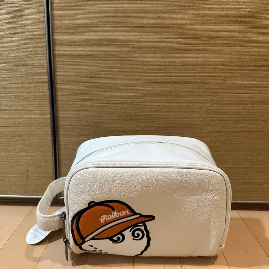 [BUNJANG] Malbon Golf Pouch Ivory / 말본 골프 파우치 아이보리 색상
