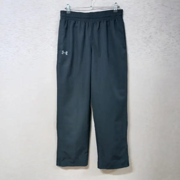 [BUNJANG] Under Armour Mesh Zipper Hem Black Pants (Men's) / B8-12/언더아머 망사안가 밑단지퍼 블랙팬츠 남성