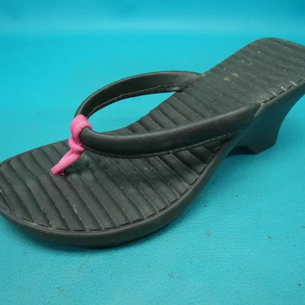 [BUNJANG] Crocs Wedge Flip-Flop Sandals (Size 230-235) / 230~235/r2-928/크록스 웨지 플립플립 샌들/구제특별시