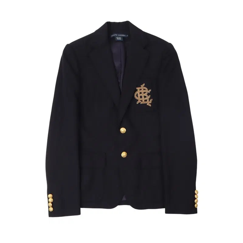 [BUNJANG] Polo Ralph Lauren Navy Wool Gold Button 2-Button Jacket / 폴로 랄프로렌 네이비 울 금장 2버튼 자켓