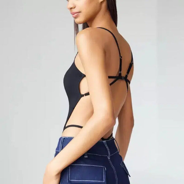 [BUNJANG] I.AM.GIA Black Bodysuit XS Size / I.AM.GIA 바디수트