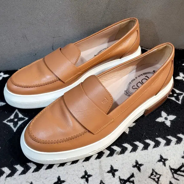 [BUNJANG] TOD'S Leather Loafers / 정품 TOD'S 토즈 플랫 여성 가죽로퍼