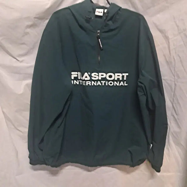 [BUNJANG] Fila Sport International Anorak Windbreaker Jacket / 휠라 아노락 스포츠 인터내셔널 바람막이