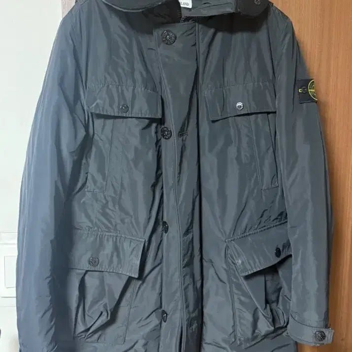 [BUNJANG] Stone Island Microfiber Long Padding Jacket / 스톤아일랜드 마이크로랩스 롱패딩 M