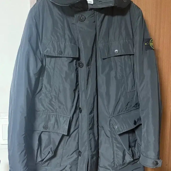[BUNJANG] Stone Island Microfiber Long Padding Jacket / 스톤아일랜드 마이크로랩스 롱패딩 M