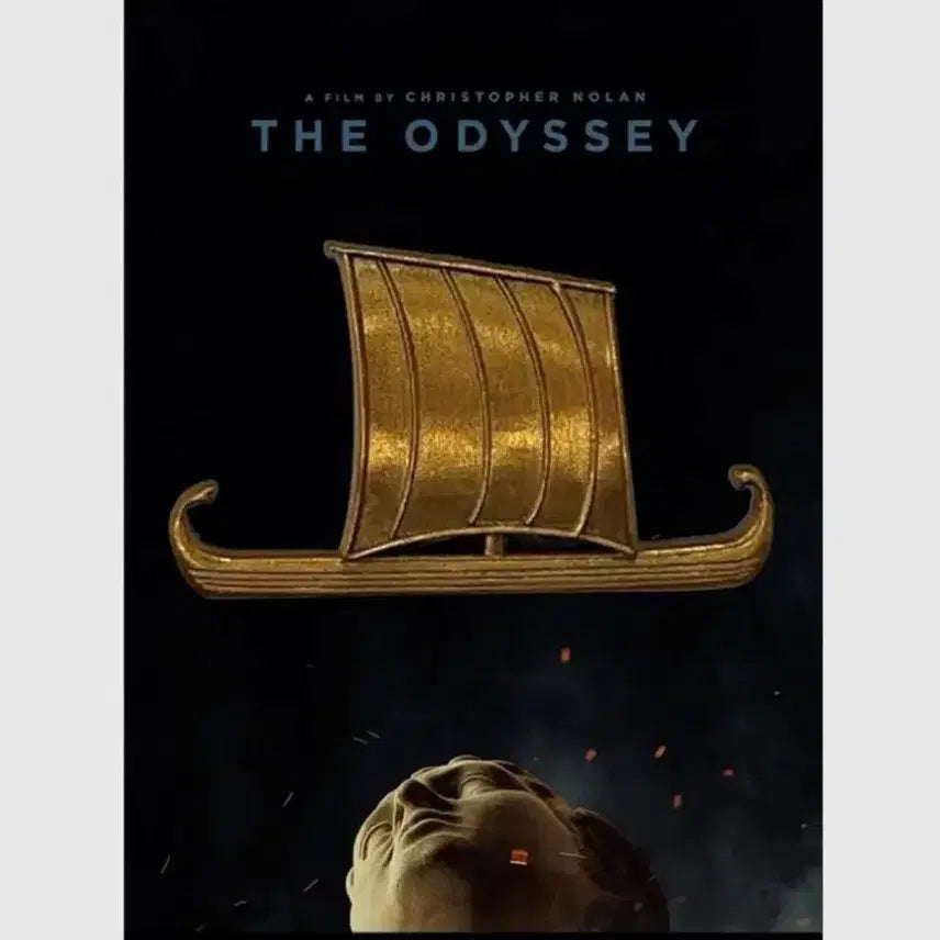 [BUNJANG] The Odyssey Christopher Nolan Movie Ship Emblem Metal Badge / 오디세이 뱃지 굿즈