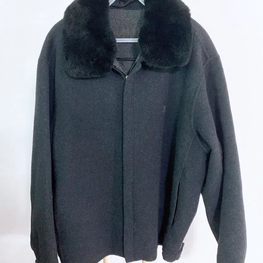 [BUNJANG] Balmain Men's Cashmere Blend Wool Jumper (Size 105) / 몽빈티지(105)발망남자캐시미어에리포함울점퍼