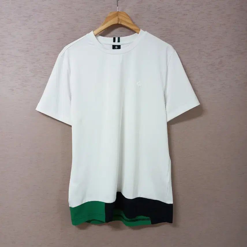 [BUNJANG] Renoma Men's White T-Shirt Size 100 / B8-12/레노마 화이트 티셔츠 남성100