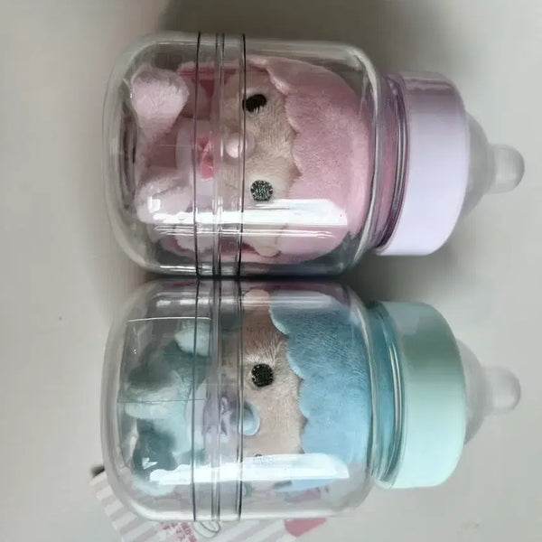 [BUNJANG] Sanrio Little Twin Stars Kiki & Lala Bottle Plush Charm Bundle / 산리오 리틀트윈스타 일괄 젖병 인형 키링 키키라라 고전 소품