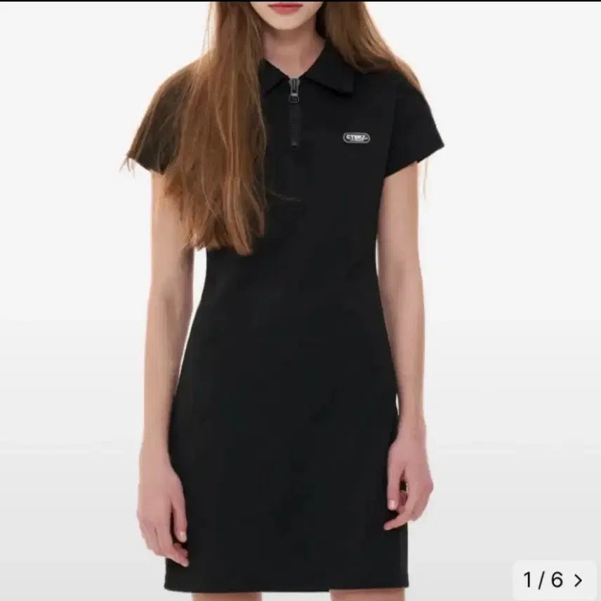 [BUNJANG] Citybreeze Short Sleeve Slim Dress Black S / 새상품) 시티브리즈 반팔 슬림 원피스 블랙 S