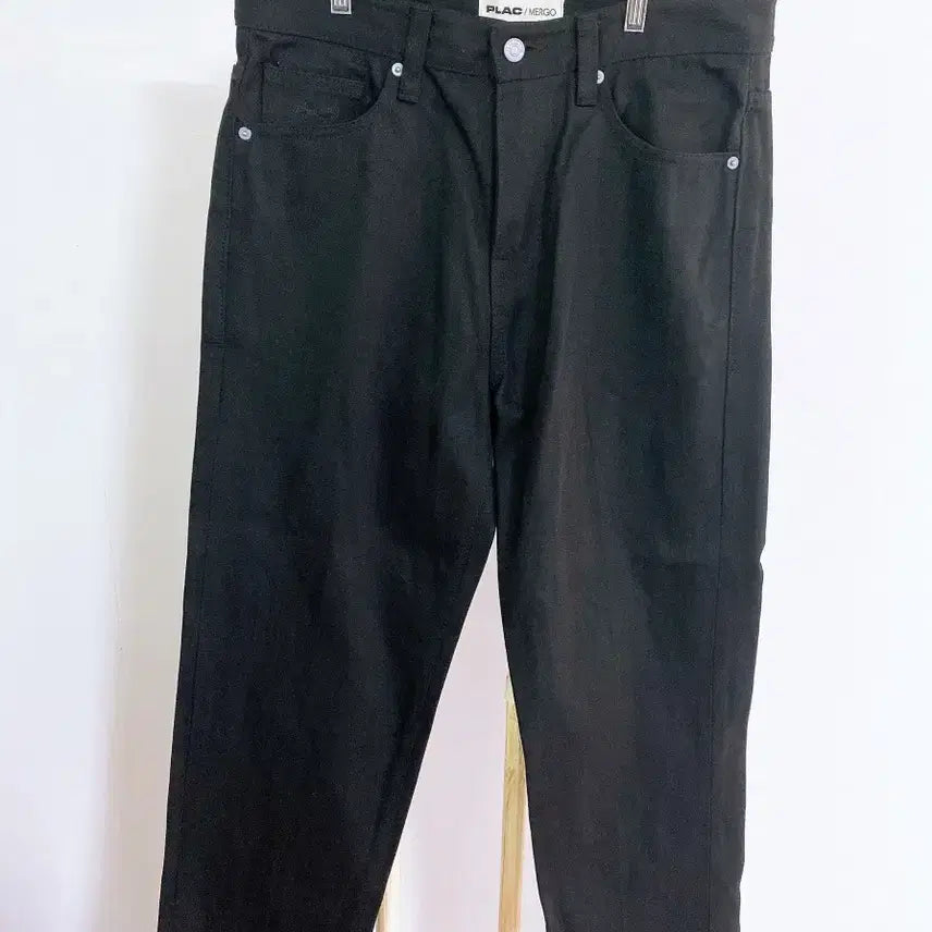 [BUNJANG] PLAC/MERGO Collaboration Black Denim Pants (31-inch) / 몽빈티지(31인치)PLAC/MERGO플랙머고남자블랙데님바지