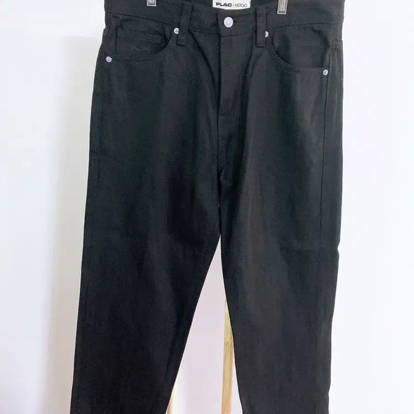 [BUNJANG] PLAC/MERGO Collaboration Black Denim Pants (31-inch) / 몽빈티지(31인치)PLAC/MERGO플랙머고남자블랙데님바지