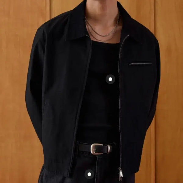 [BUNJANG] Musinsa Standard Canvas Work Jacket Black L Size / 무신사스탠다드 캔버스 워크 재킷 블랙 L사이즈
