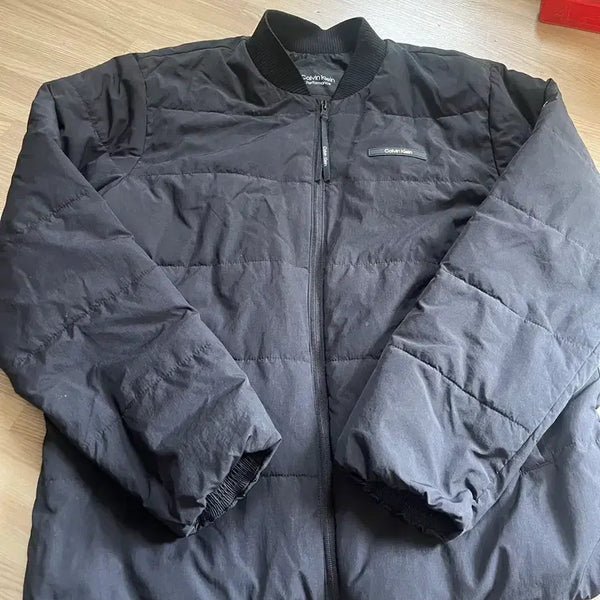 [BUNJANG] Calvin Klein Black Padded Jacket L / 캘빈클라인 블랙패딩 L