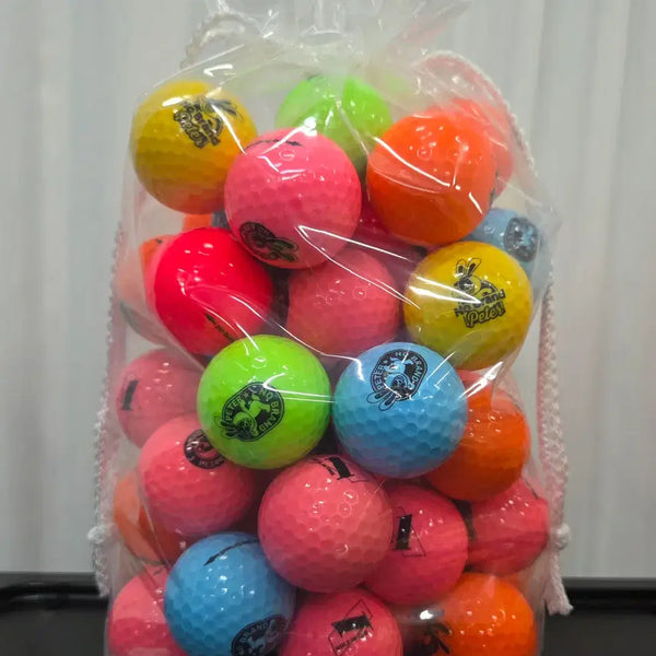[BUNJANG] No Brand A-Grade 2-Piece Color Lost Golf Balls (50 Count) / 노브랜드 A급 2피스 컬러 로스트볼 50구 중고골프공