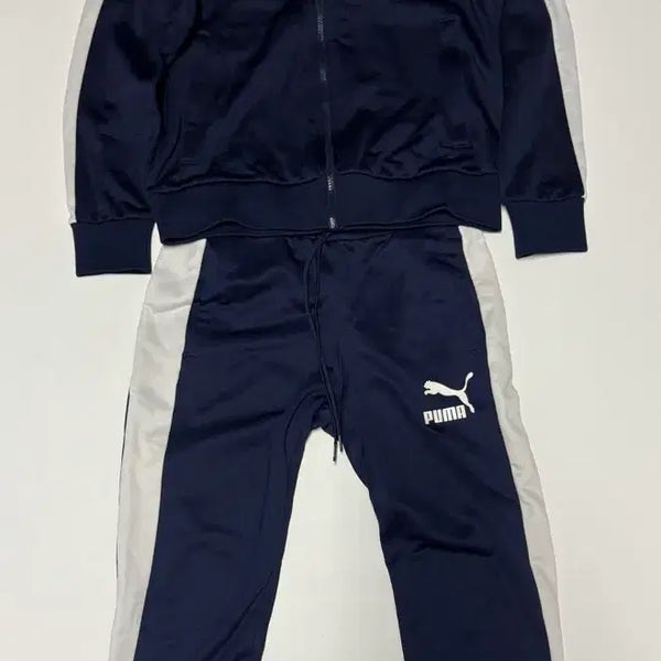 [BUNJANG] Puma Navy Training Track Top Set-Up - Size S / 공용!! 푸마 Puma 이쁜 네이비 트레이닝 트랙탑 셋업 S