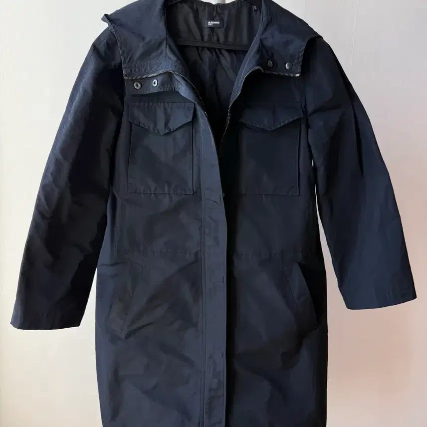[BUNJANG] Jil Sander Navy Hooded Jumper / 질샌더 네이비 점퍼