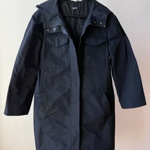 [BUNJANG] Jil Sander Navy Hooded Jumper / 질샌더 네이비 점퍼