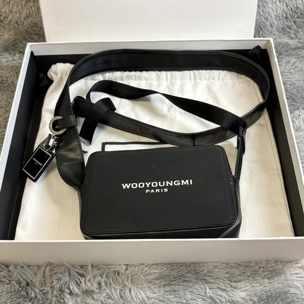 [BUNJANG] Wooyoungmi Square Mini Crossbody Bag / [정품,풀구성] 우영미 스퀘어 미니 크로스백