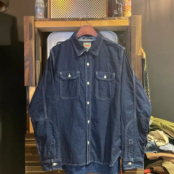 [BUNJANG] Houston Dot Pattern Shirt / 휴스턴 셔츠